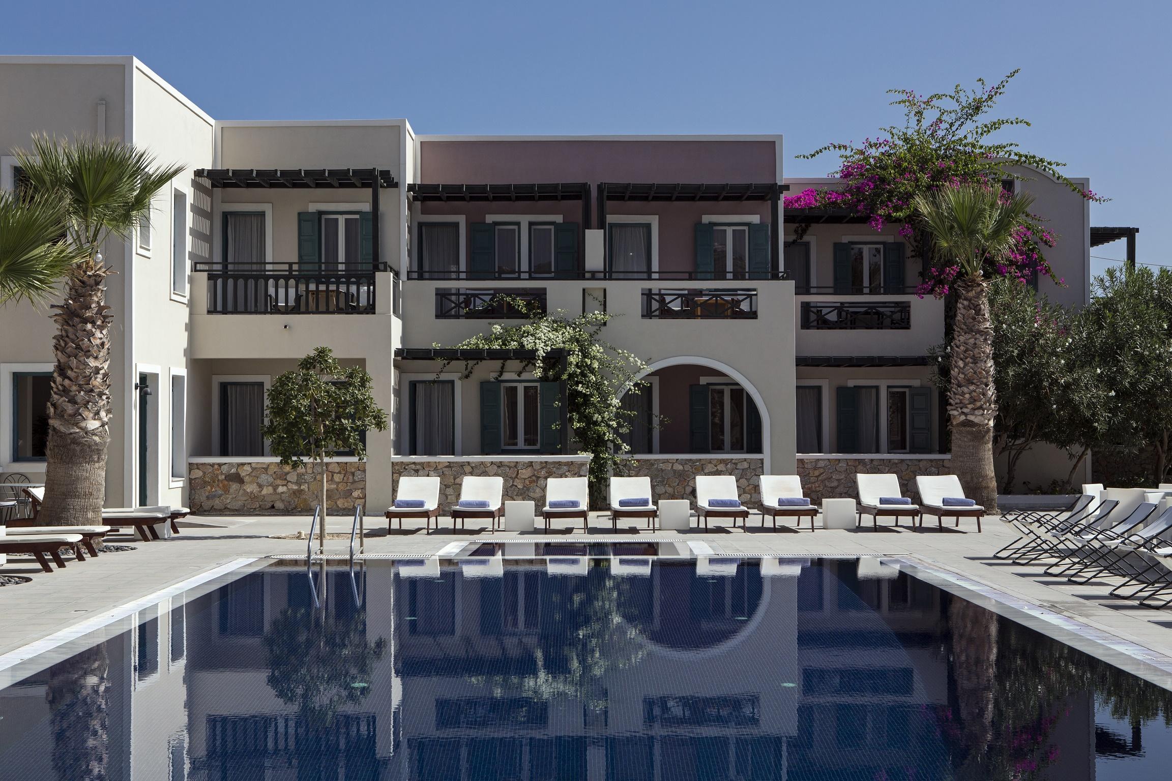 Rose Bay Hotel Kamári Exterior foto
