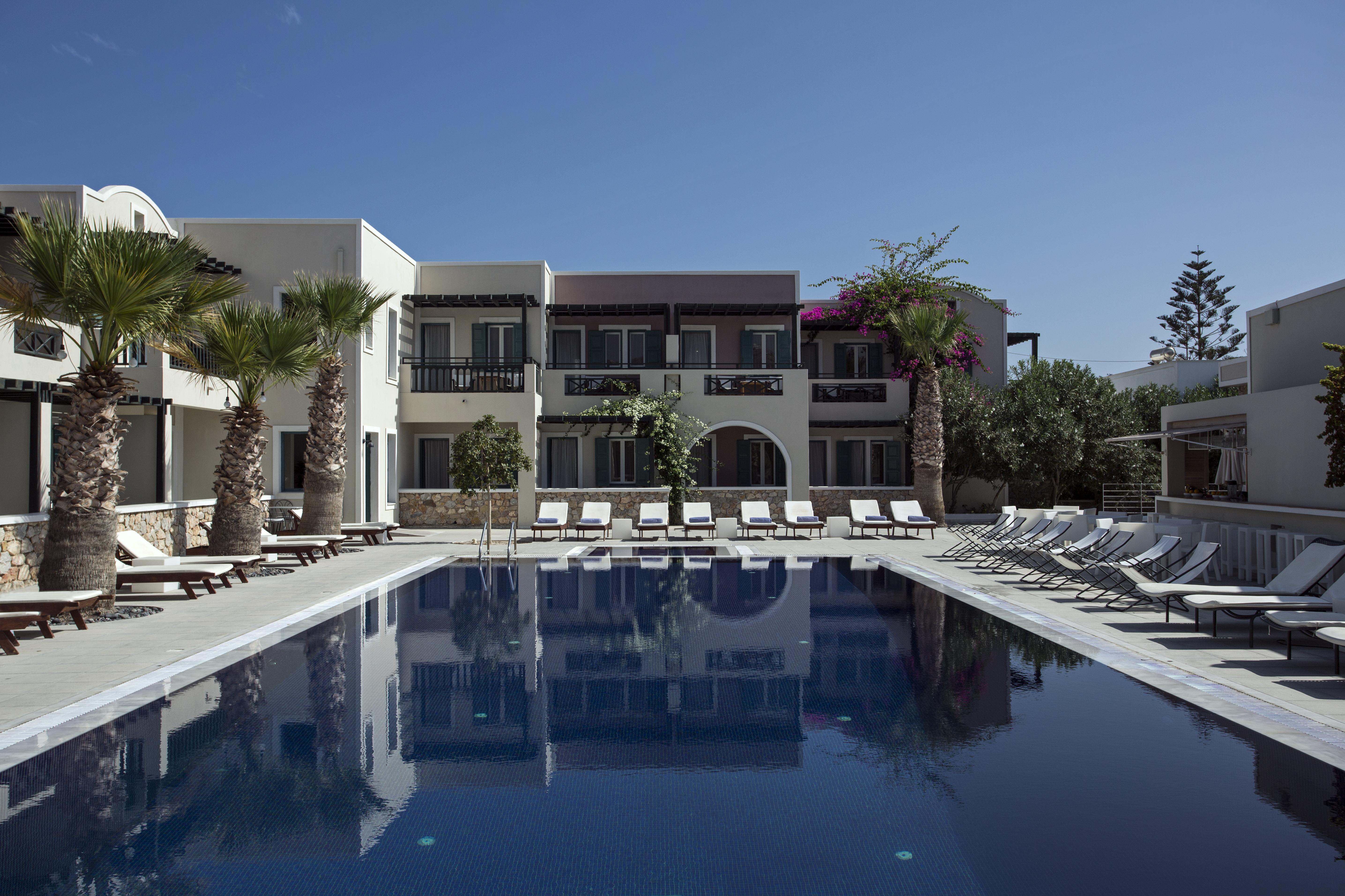 Rose Bay Hotel Kamári Exterior foto