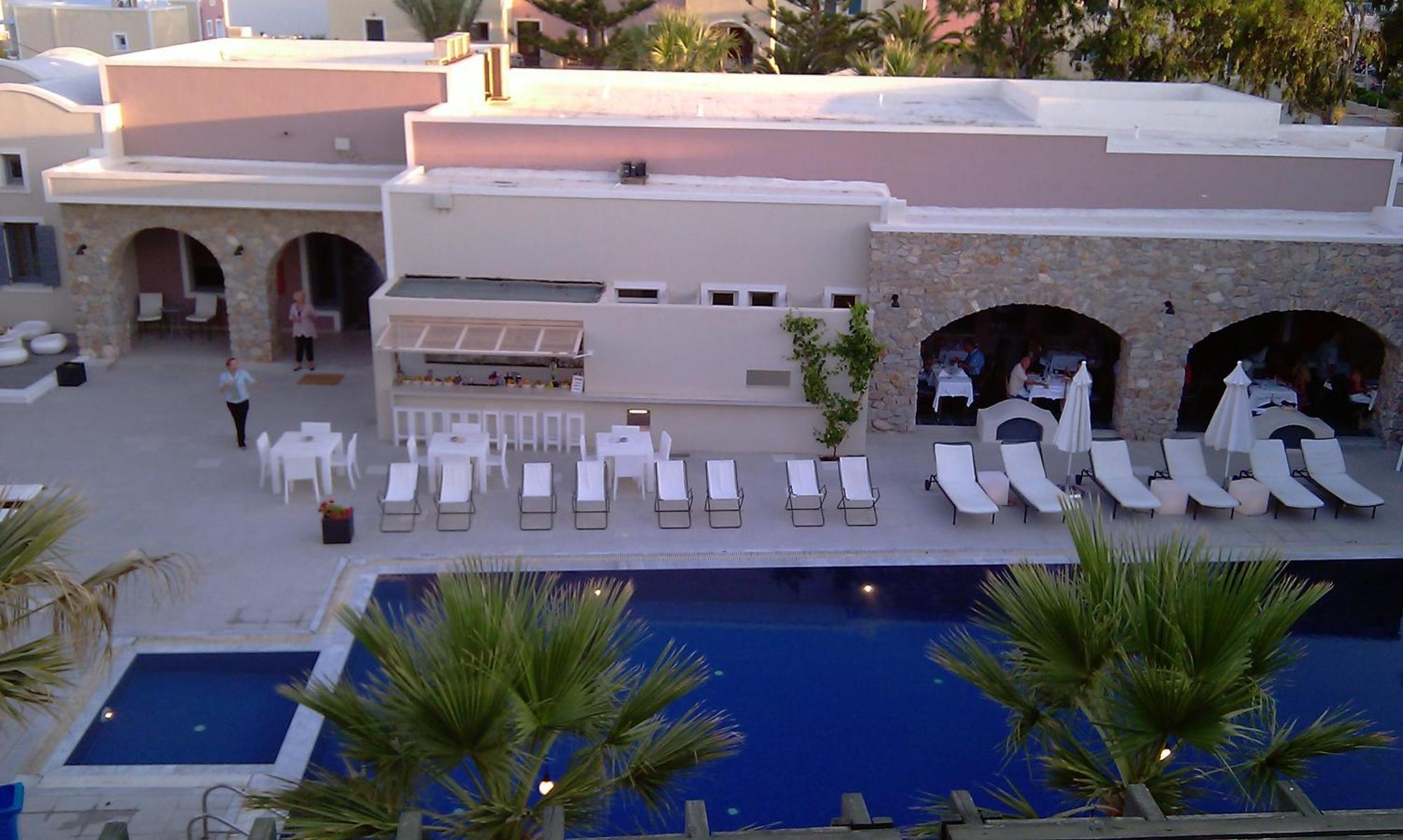 Rose Bay Hotel Kamári Exterior foto